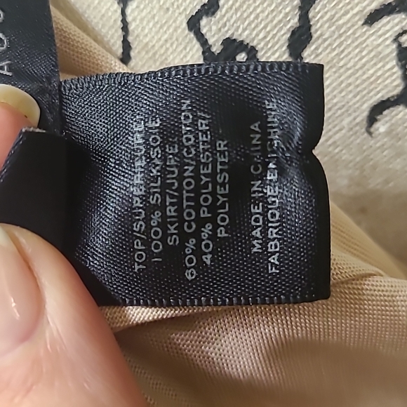 Marc by Marc Jacobs cream and red dress  NWT size XS - Picture 10 of 10